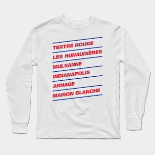 Le Mans circuit sections Long Sleeve T-Shirt